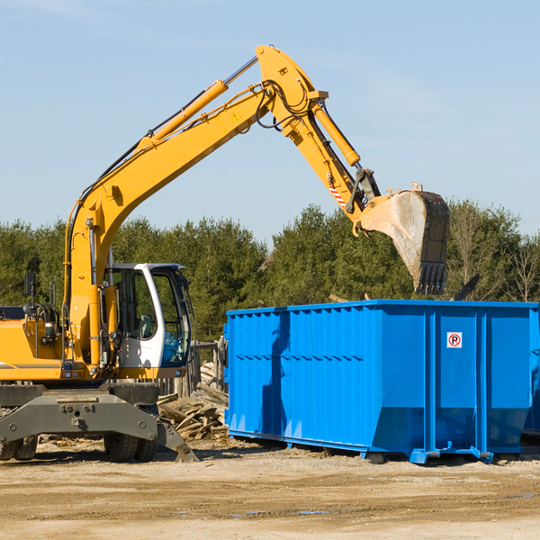 can i choose the location where the residential dumpster will be placed in Pine City NY